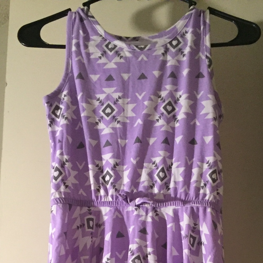 Patterned Tank Top Dress